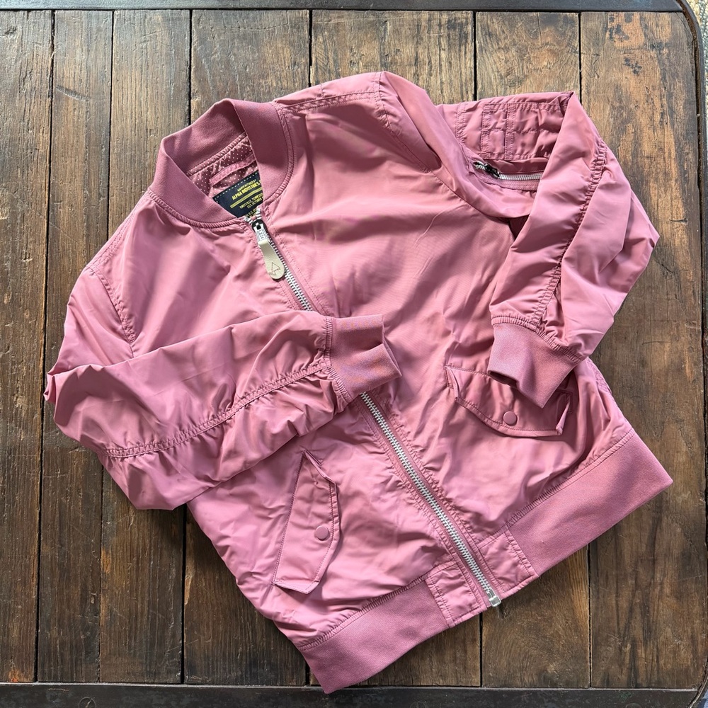 Alpha Industries Mauve Bomber Jacket